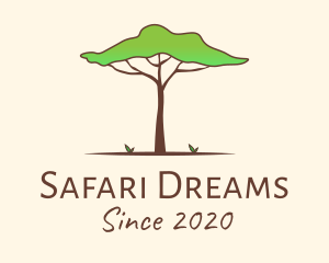 African Safari Tree logo design