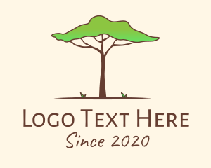 Tree - African Safari Tree logo design