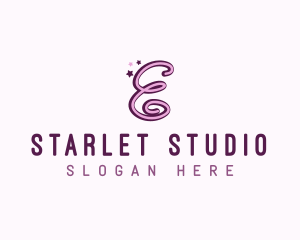 Actress - Star Letter E logo design
