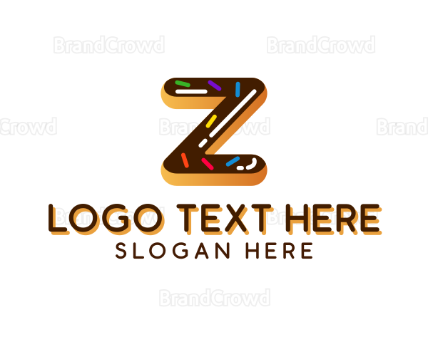 Donut Bakery Letter Z Logo