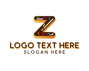 Letter Z - Donut Bakery Letter Z logo design