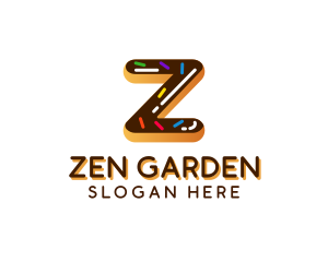 Donut Bakery Letter Z logo design