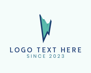 Hiking - Mountain Hiking Letter W logo design