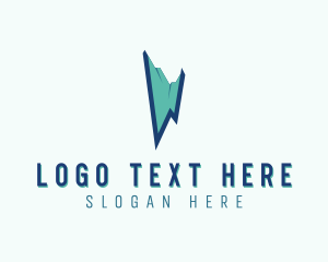 Outdoor - Mountain Hiking Letter W logo design