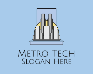 Metro - Metropolitan City Buildings logo design