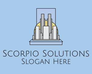 Metropolitan City Buildings  logo design