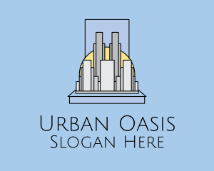 City - Metropolitan City Buildings logo design