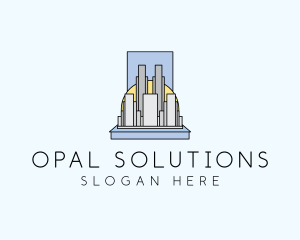 Metropolitan City Buildings  logo design