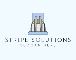 Metropolitan City Buildings  logo design