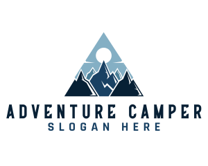 Mountain  Peak Adventure logo design