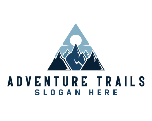 Mountain  Peak Adventure logo design