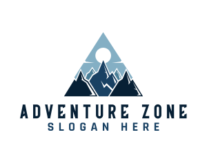 Mountain  Peak Adventure logo design