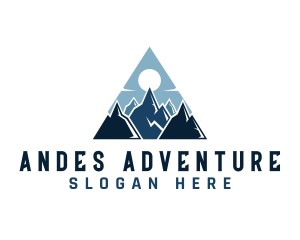 Mountain  Peak Adventure logo design