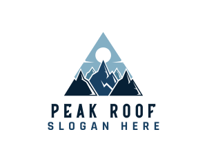 Mountain  Peak Adventure logo design