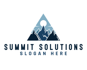 Mountain  Peak Adventure logo design