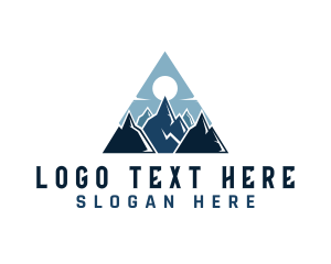 Trek - Mountain  Peak Adventure logo design