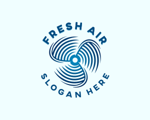 Air Wind Propeller logo design