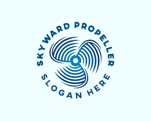 Air Wind Propeller logo design