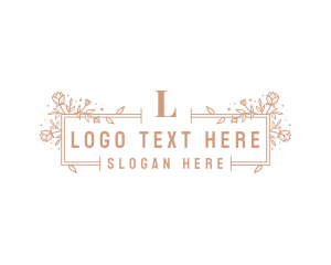 Floral Luxury Salon Logo