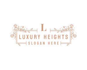 Floral Luxury Salon logo design