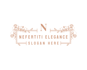 Floral Luxury Salon logo design