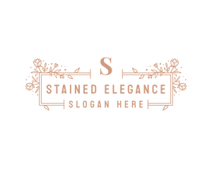 Floral Luxury Salon logo design