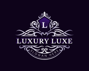 Luxury Crown Shield logo design