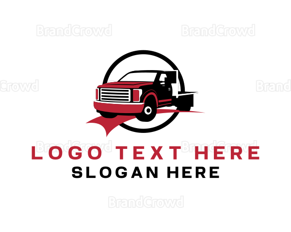 Vehicle Truck Transportation Logo