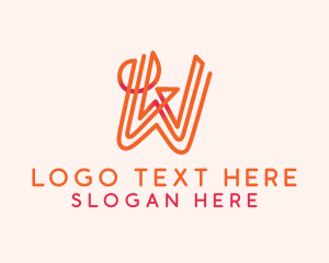 Letter W - Generic Cursive Letter W logo design