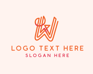 Lettermark - Generic Cursive Letter W logo design