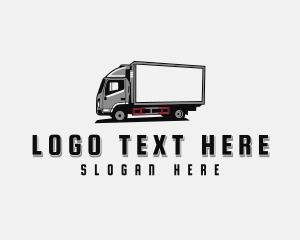 Logistics Transportation Truck Logo