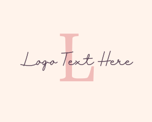Handwrittern - Feminine Beauty Salon Cosmetics logo design