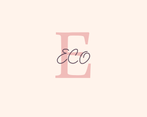 Feminine Beauty Salon Cosmetics Logo