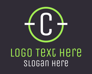 Tricolor - Modern White C logo design