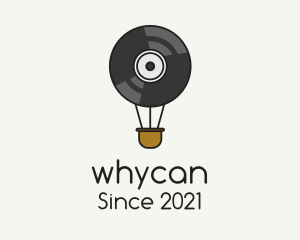 Audio - Hot Air Balloon Vinyl logo design