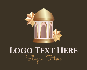 Muslim - Islamic Eid Lantern logo design