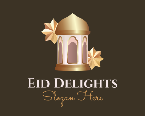 Eid - Islamic Eid Lantern logo design