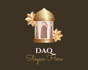 Light - Islamic Eid Lantern logo design