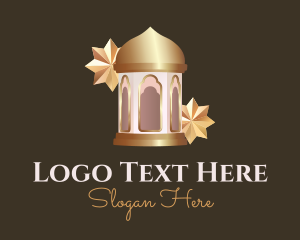 Lantern - Islamic Eid Lantern logo design