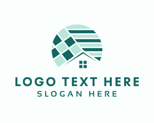 Stripes - Home Property Roof logo design