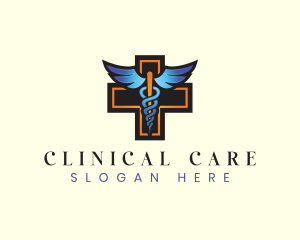 Medical Caduceus Hospital logo design