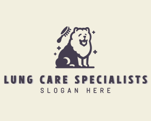 Comb Dog Pet Grooming logo design