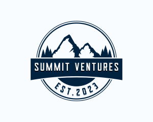 Mountain Summit Adventure logo design