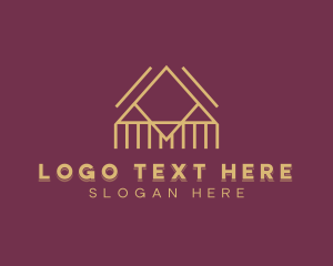 Abstract - Cabin Tent Camping logo design