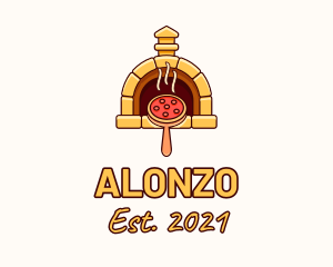 Pizzeria Pizza Oven logo design