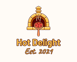 Pizzeria Pizza Oven logo design