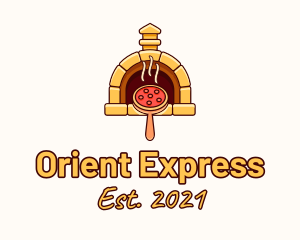 Pizzeria Pizza Oven logo design