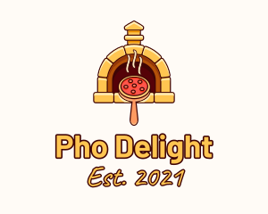 Pizzeria Pizza Oven logo design