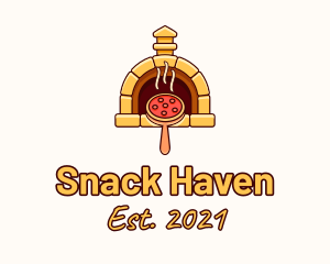 Pizzeria Pizza Oven logo design