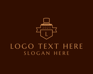 Style - Tailoring Hat Banner logo design